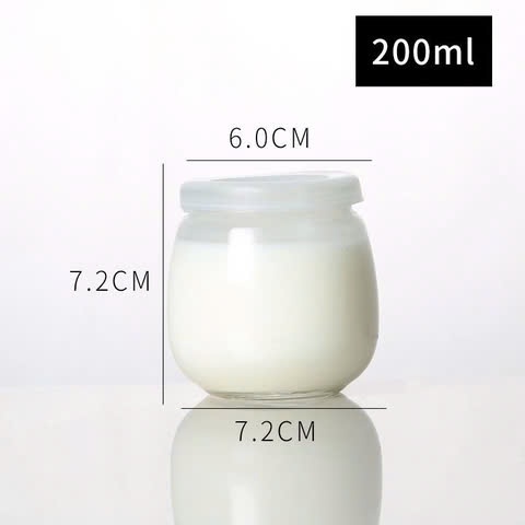 Set 12 hũ sữa chua béo dung tích to 200ml