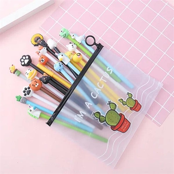 set 20 bút bi hoạt hình