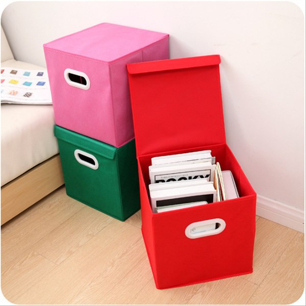hộp vải gấp gọn kích thước 28x28