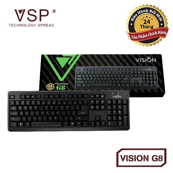 Bàn phím Vision G8 chính hãng CHỮ KHẮC LASER