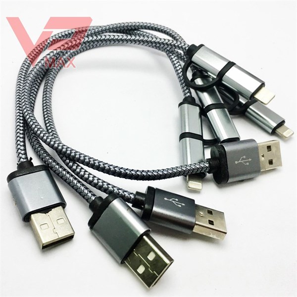 Cáp ngắn Iphone dây dù 20cm