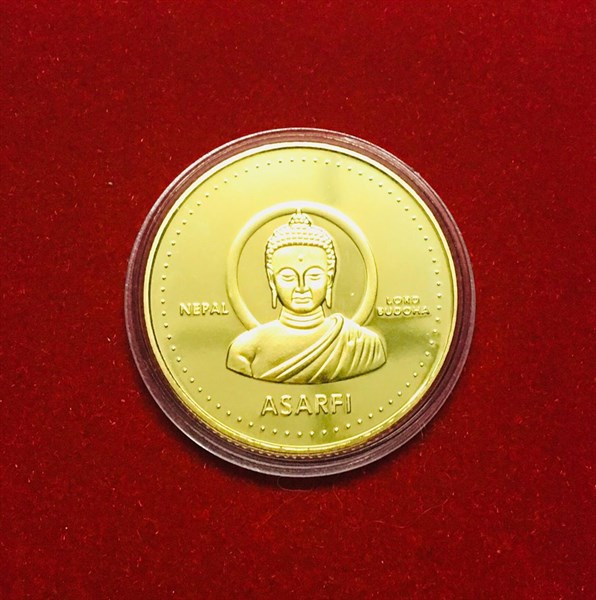 Tiền xu in hình đức phật