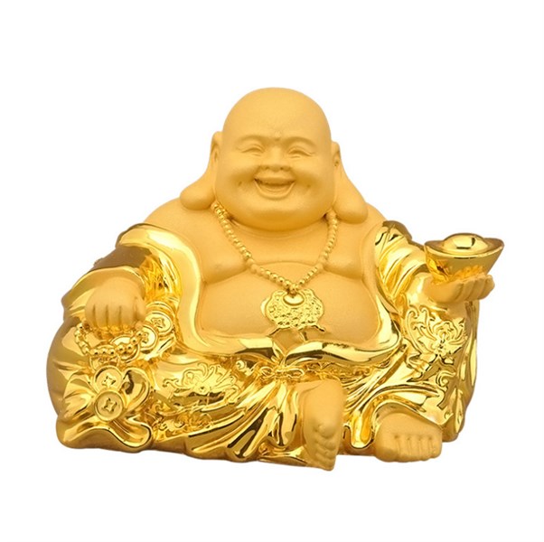 Tượng phật di lặc mạ vàng loại cao cấp