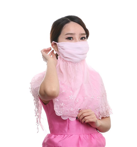 khẩu trang voan quý cô