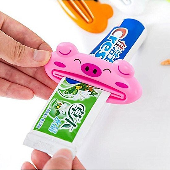 dụng cụ kẹp kem đánh răng tiết kiệm hình thú