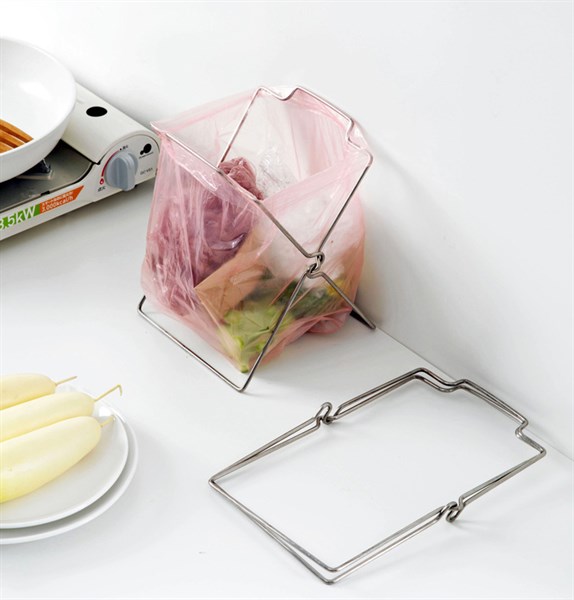 kệ đựng rác xếp gọn thông minh