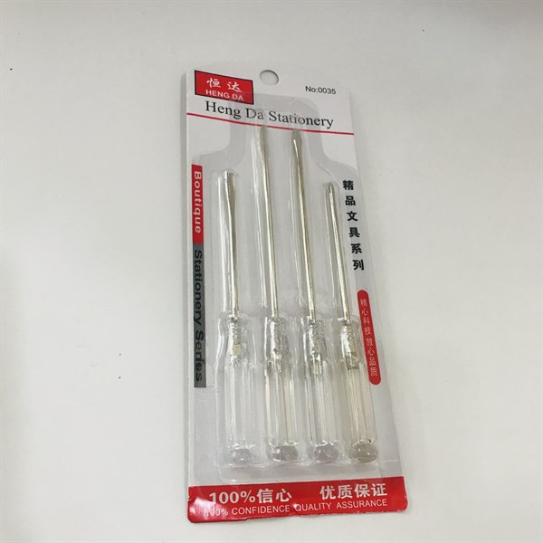 Bộ 4 tua vít Heng Da Stationery