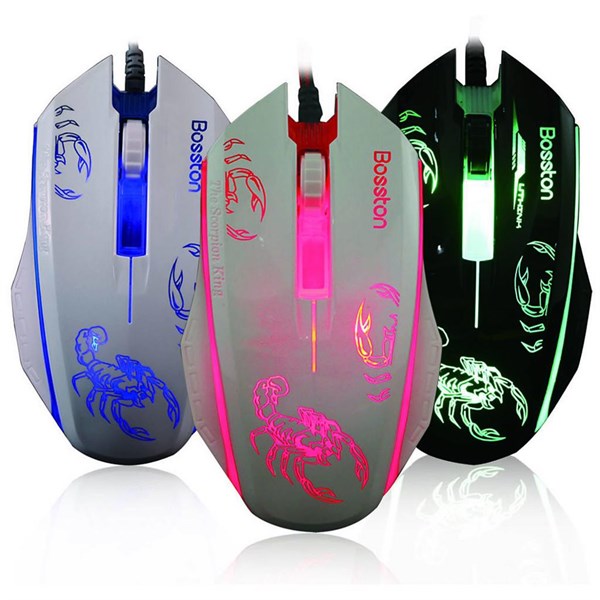 Chuột chính hãng Bosston X7 có LED 7 màu