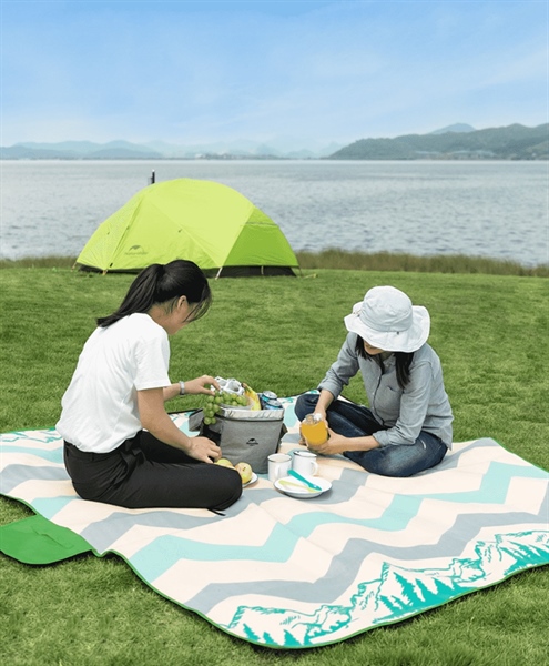 thảm du lịch dã ngoại gấp gọn (VẢI DÀY)