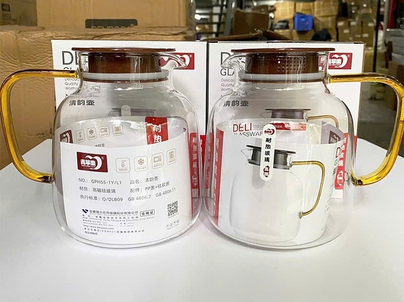 Bình nước Thủy tinh 1.7L Phong cách Nhật Bản - Ảnh 2