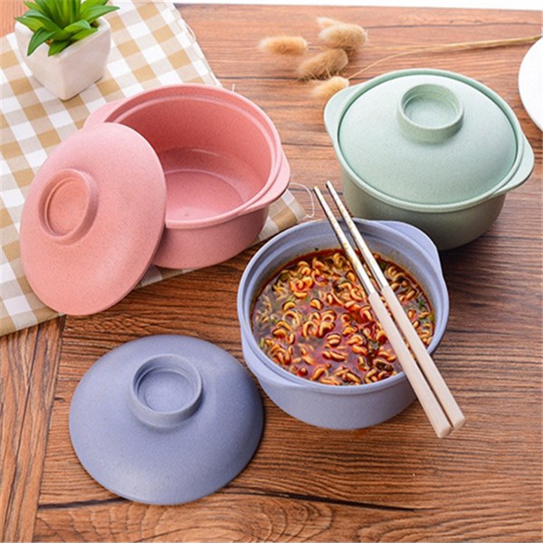 tô ăn mì có nắp bằng lúa mạch