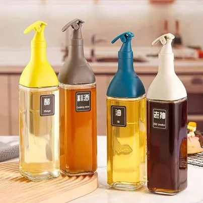 Chai đựng gia vị thuỷ tinh có nắp rót 500ml