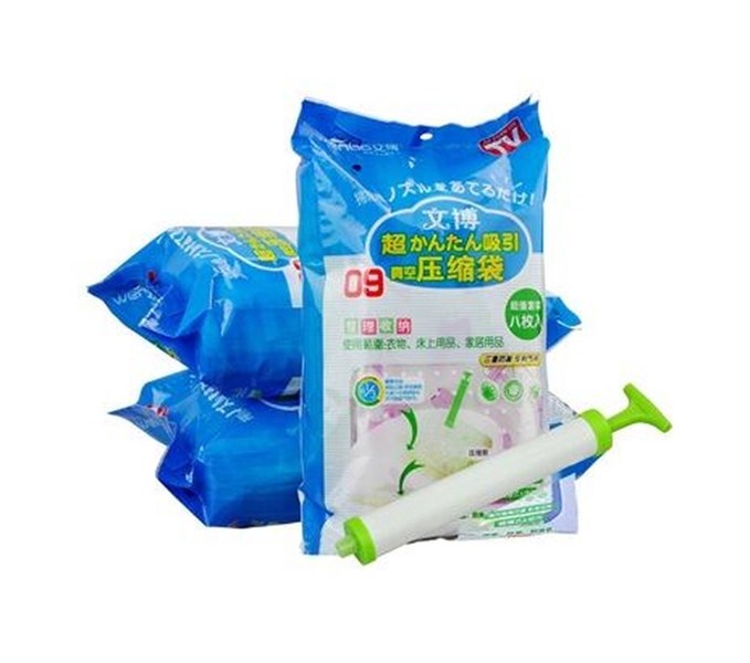 combo 8 túi hút chân không kèm bơm tay