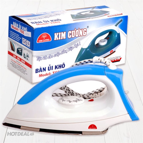 Bàn ủi khô Kim Cương