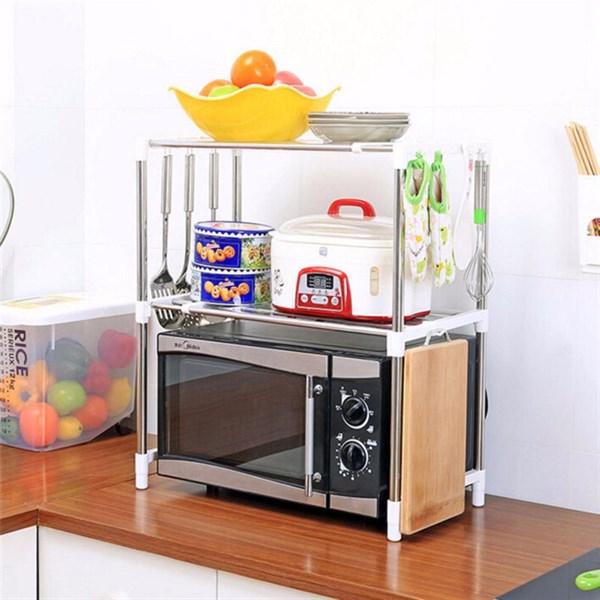 Kệ lò vi sóng xếp gọn