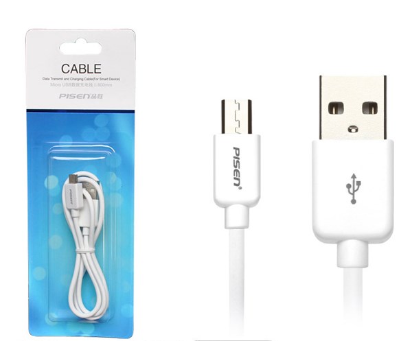cáp sạc pisen micro