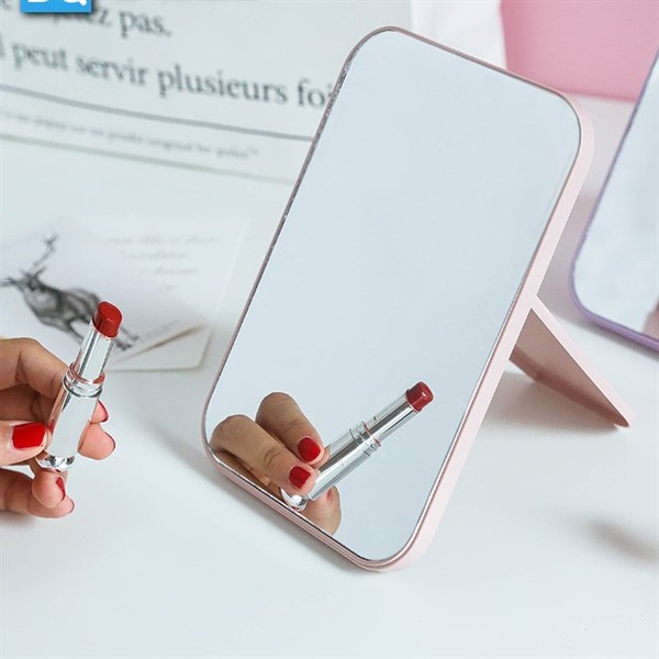 gương trang điểm chữ nhật gấp gọn để bàn tiện lợi