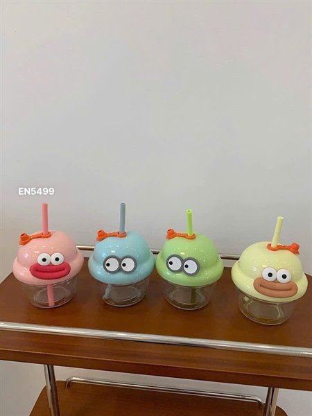 ly thuỷ tinh uống nước cute - Ảnh 4