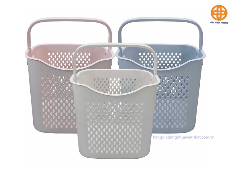 Giỏ đựng đồ caro Việt Nhật loại cao