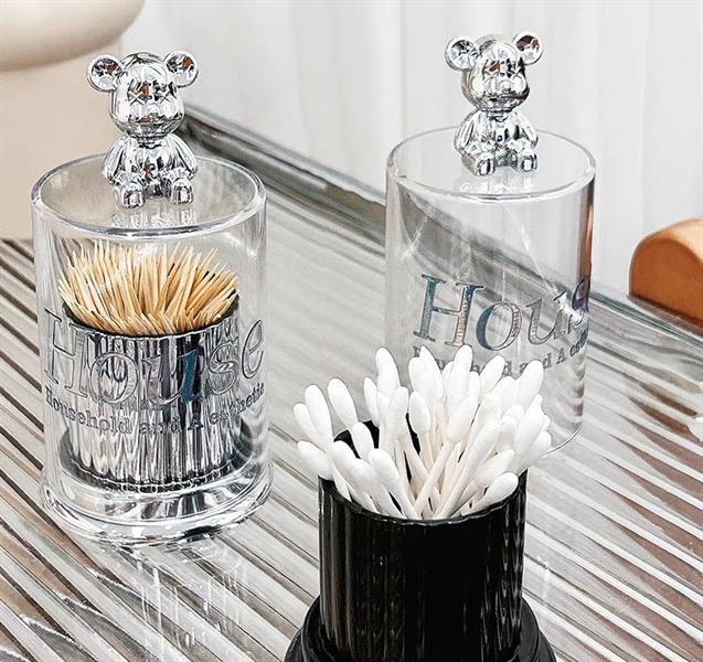 hộp đựng tăm bông hàng decor sang chảnh