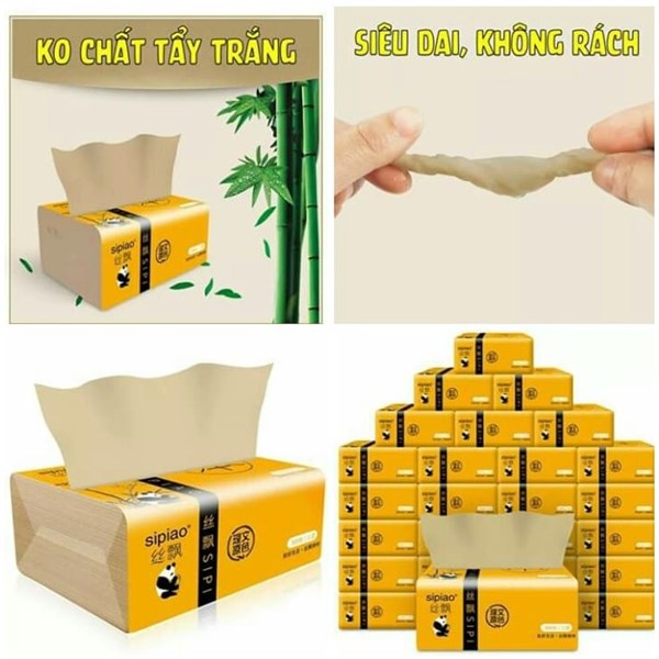 Thùng 30 gói giấy gấu trúc Sipiao 300 thiếu kg mã 6021-5