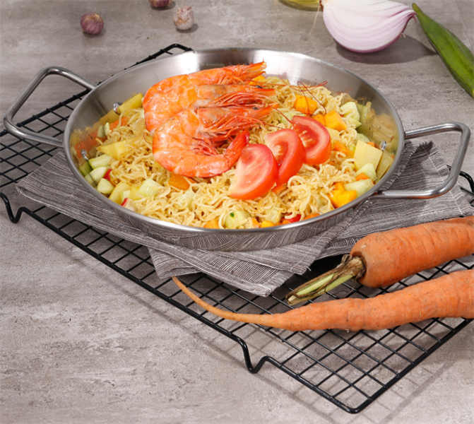 chảo thép không gỉ 26cm Paella