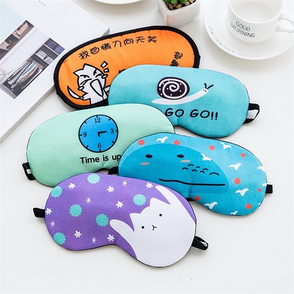 DỤNG CỤ BỊT MẮT ĐỂ NGỦ KHI ĐI TÀU, XE NHIỀU HÌNH CÓ TÚI NƯỚC MÁT