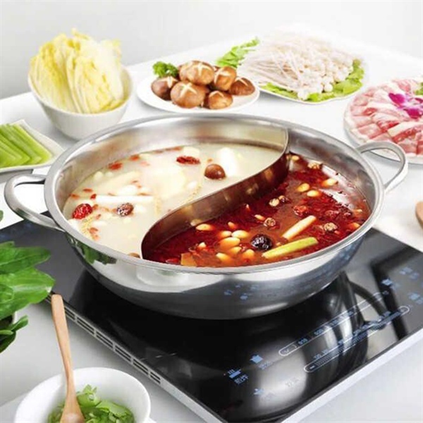 nồi lẩu inox 2 ngăn cao cấp