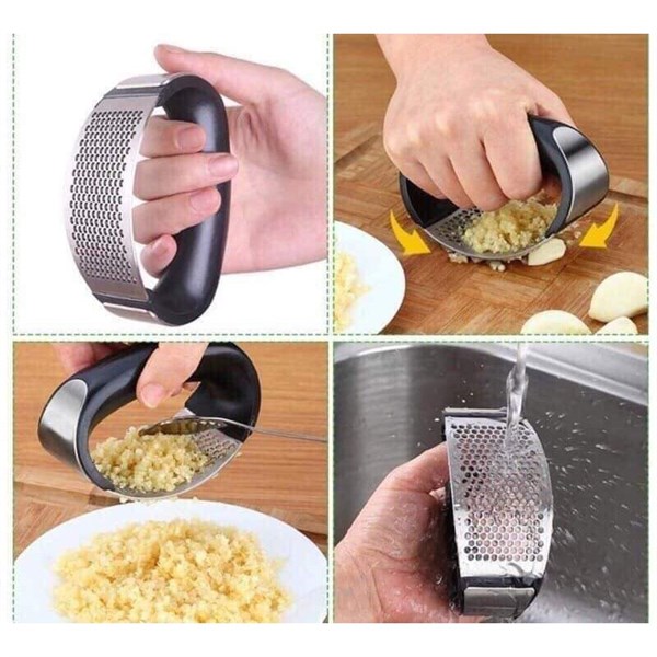 Dụng cụ nghiền tỏi garlic bằng thép (không phải cây ép tỏi inox)