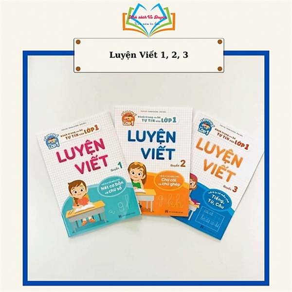 bộ 3 cuốn tập tô, luyện viết chữ đẹp căn bản