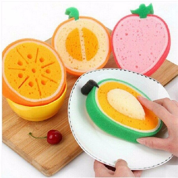 DỤNG CỤ RỬA CHÉN HÌNH TRÁI CÂY