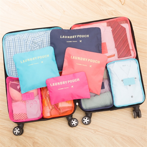 set 6 túi đựng đồ du lịch Laundry Pouch cao cấp