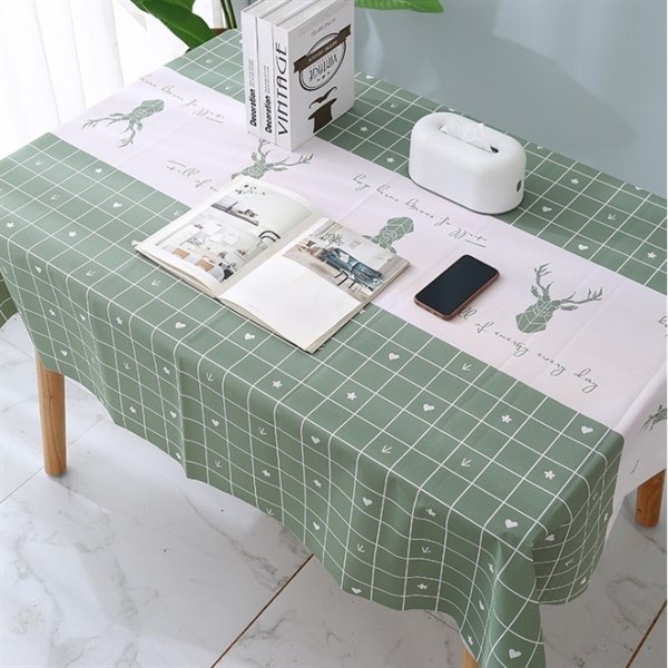 khăn trải bàn chống thấm nhựa PVC kích thước 137x180cm
