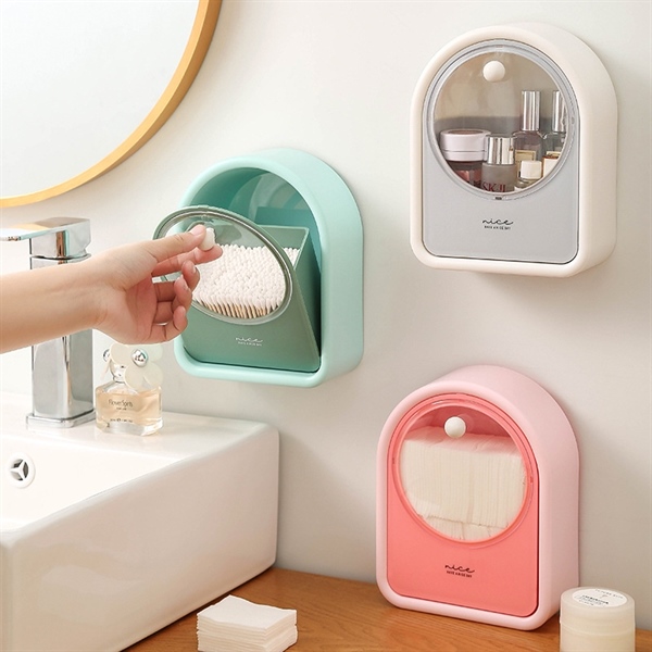 hộp đựng bông tẩy trang dán tường