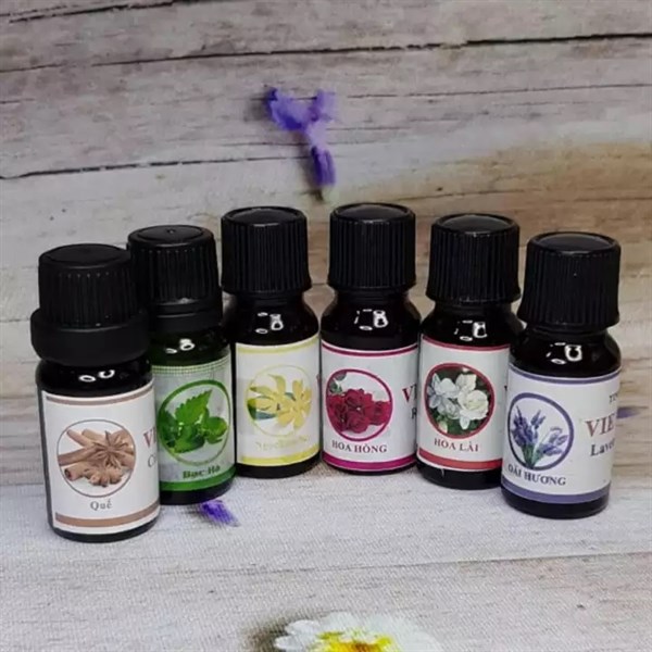 tinh dầu xông đủ mùi chai 10ml
