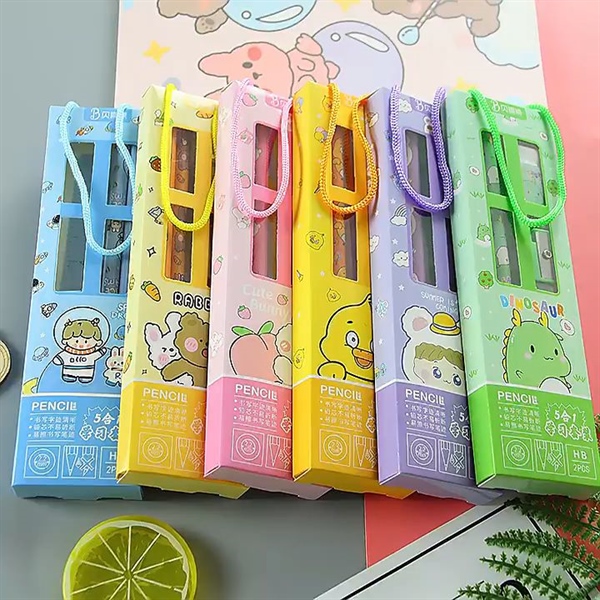 Combo 10 bộ dụng cụ học tập 5 món