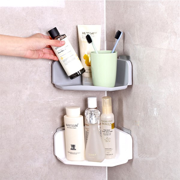 Kệ góc dán tường để đồ hình tam giác 1 cái