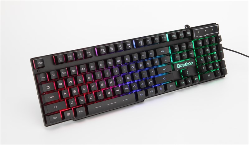 Bàn phím giả cơ chính hãng Bosston 803 chuyên game led