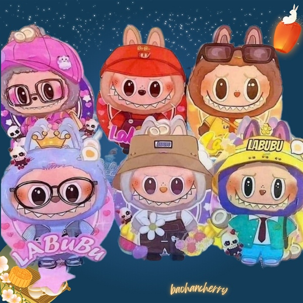 lồng đèn 2 mảnh LABUBU nhiêu hình siêu cute