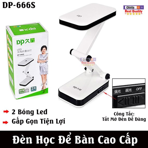 Đèn học để bàn chống cận cao cấp DP-666S