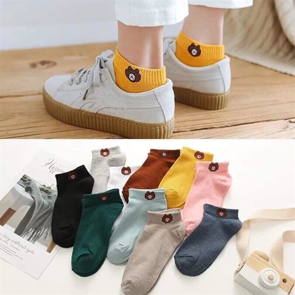 combo 10 đôi vớ gấu kute