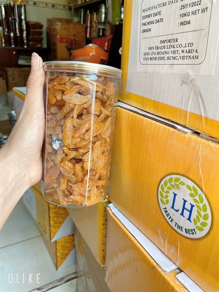 Nho vàng hũ 500gr