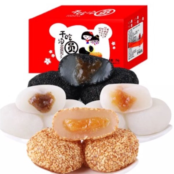 Bánh mochi tròn thùng 2kg