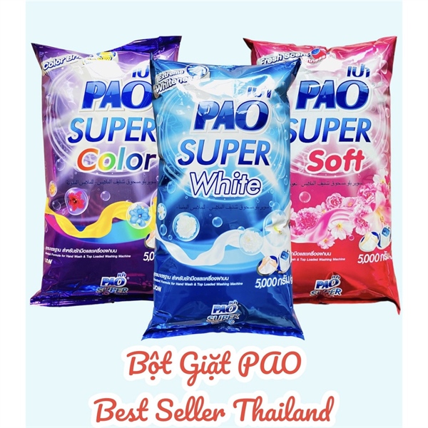 bột giặt PAO nội địa THÁI LAN túi 5kg