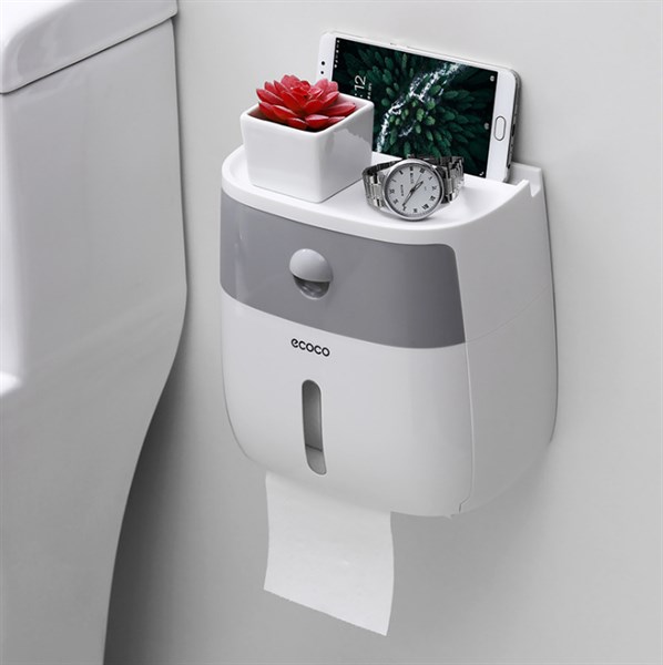 Hộp đựng giấy vệ sinh 2 tầng Ecoco