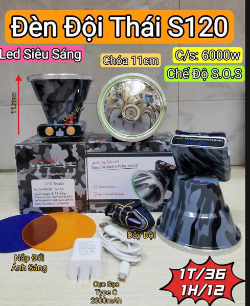 đèn đội đầu S120