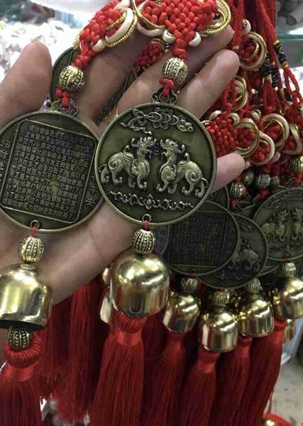 Móc chuông đồng treo xe hơi