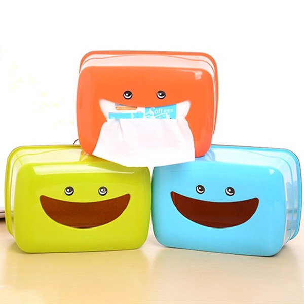 Hộp đựng khăn giấy hình mặt cười