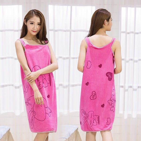 khăn tắm đa năng tắm xong mặc luôn