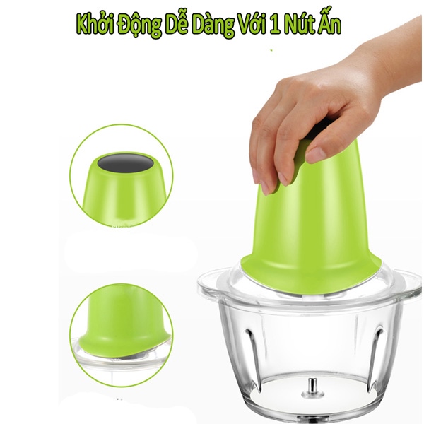 Máy xay thịt cối nhựa